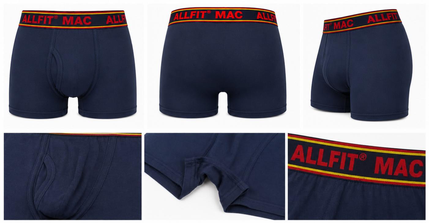 Close-up grid of ALLFiT MAC waistband and stitching details